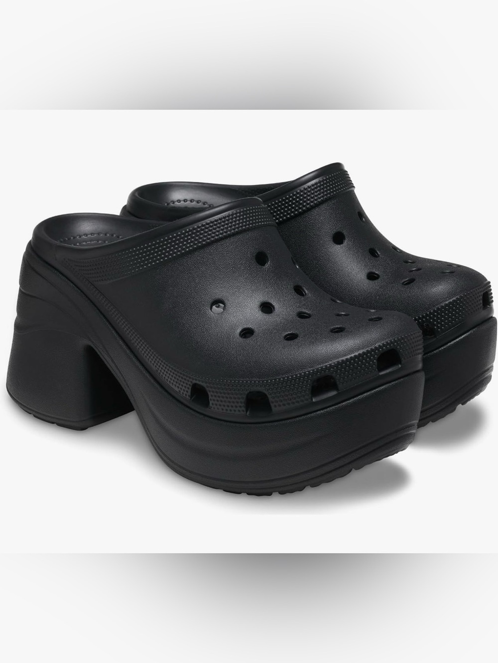 NWT Crocs Siren Clog Mule Croslite  UNISEX BLK (Size M11/W13)